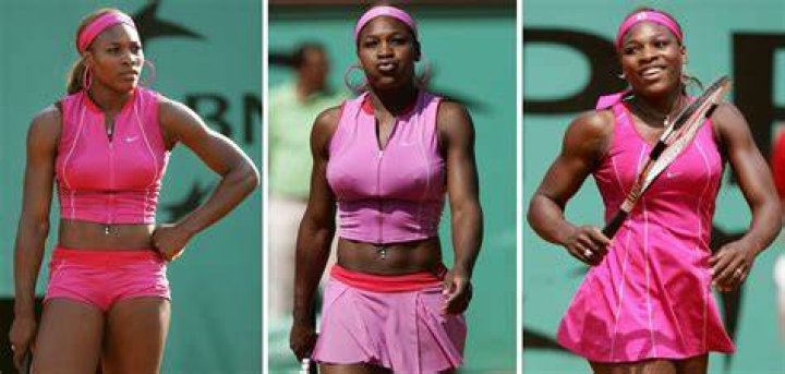 Pretty in pink: Serena Williams also attended the event, looking sensational in a pink floaty minidress that showed off her toned pins